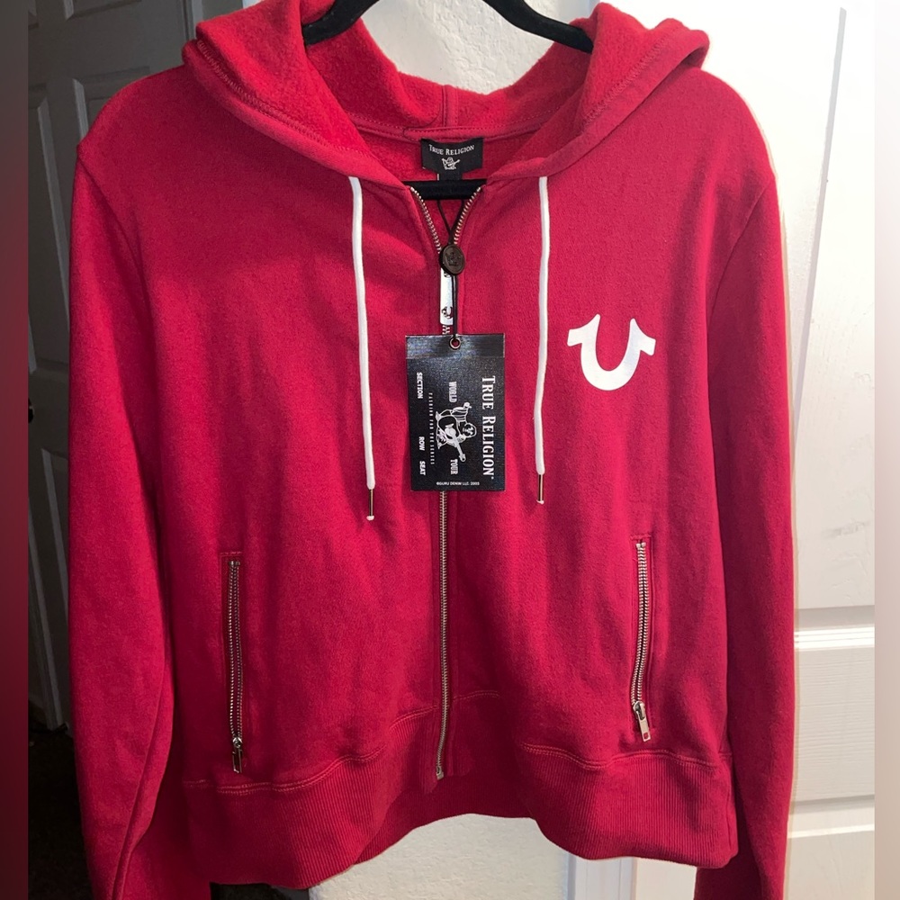 True religion zip up jacket